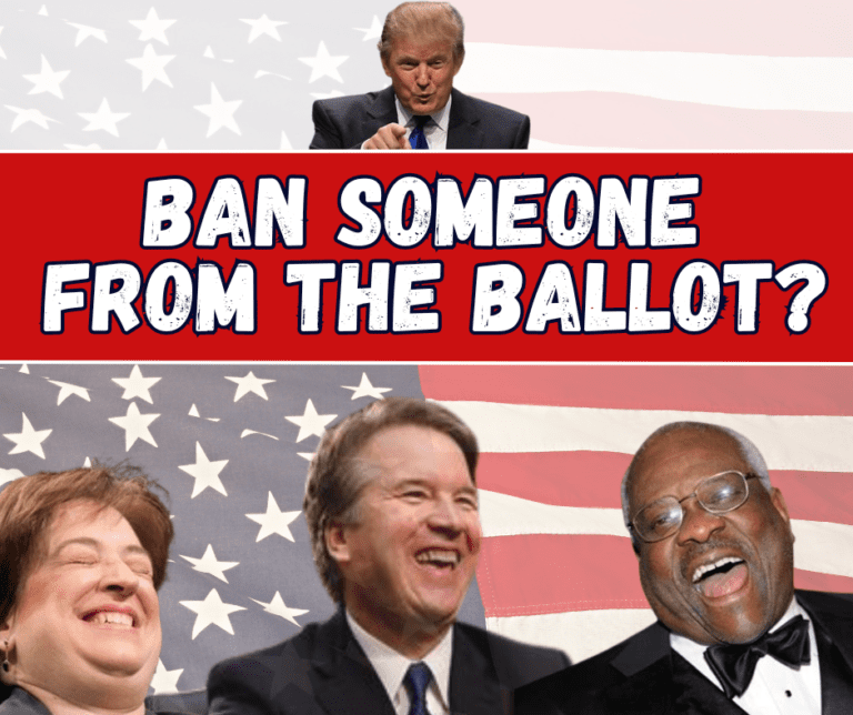 You Can’t Ban Someone From A Ballot! (1)