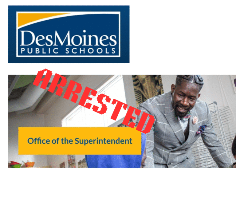 Des moines, iowa school superintendent arrested for gun charges and