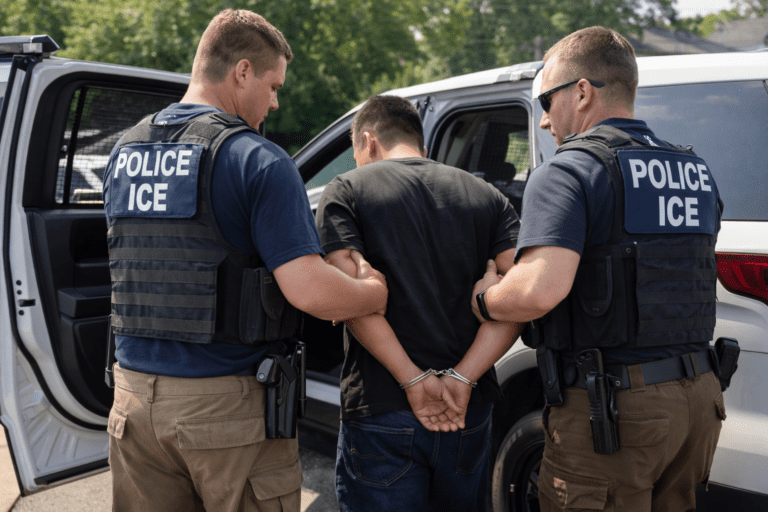 Appeals Court Clears ICE to Resume Detaining and Pepper‑Spraying Minnesota Protesters ice detaining suspect