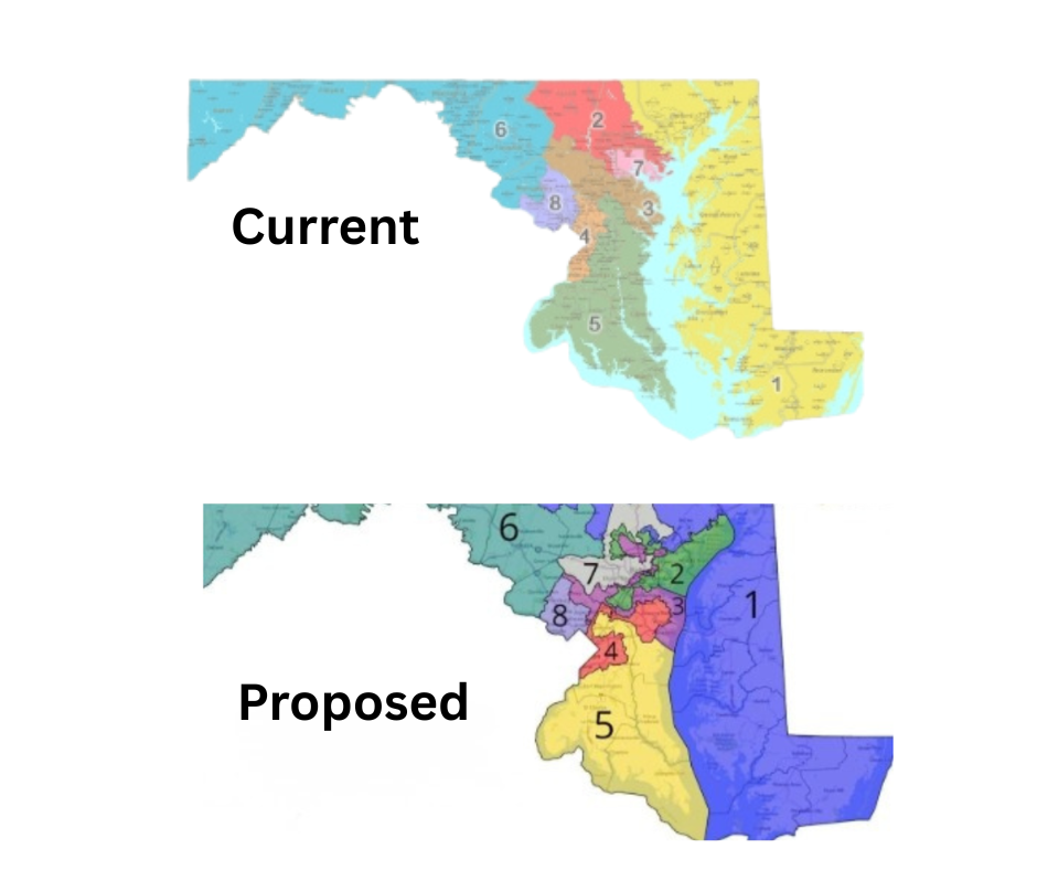 Maryland redistricting map