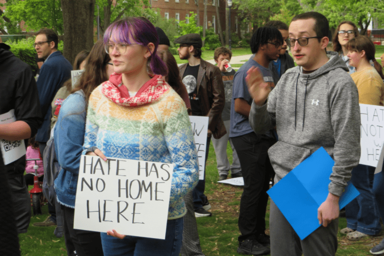 Su jared taylor event protest