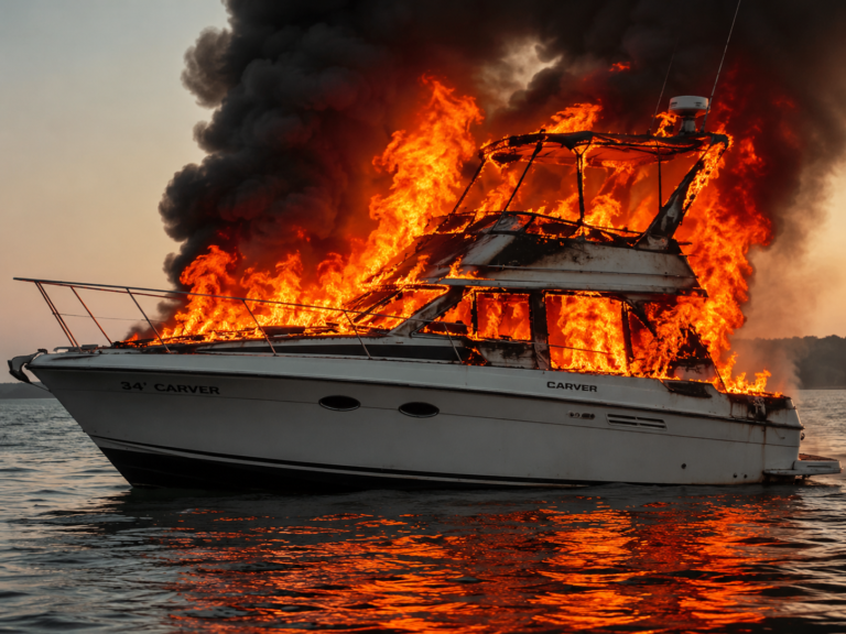 boat fire